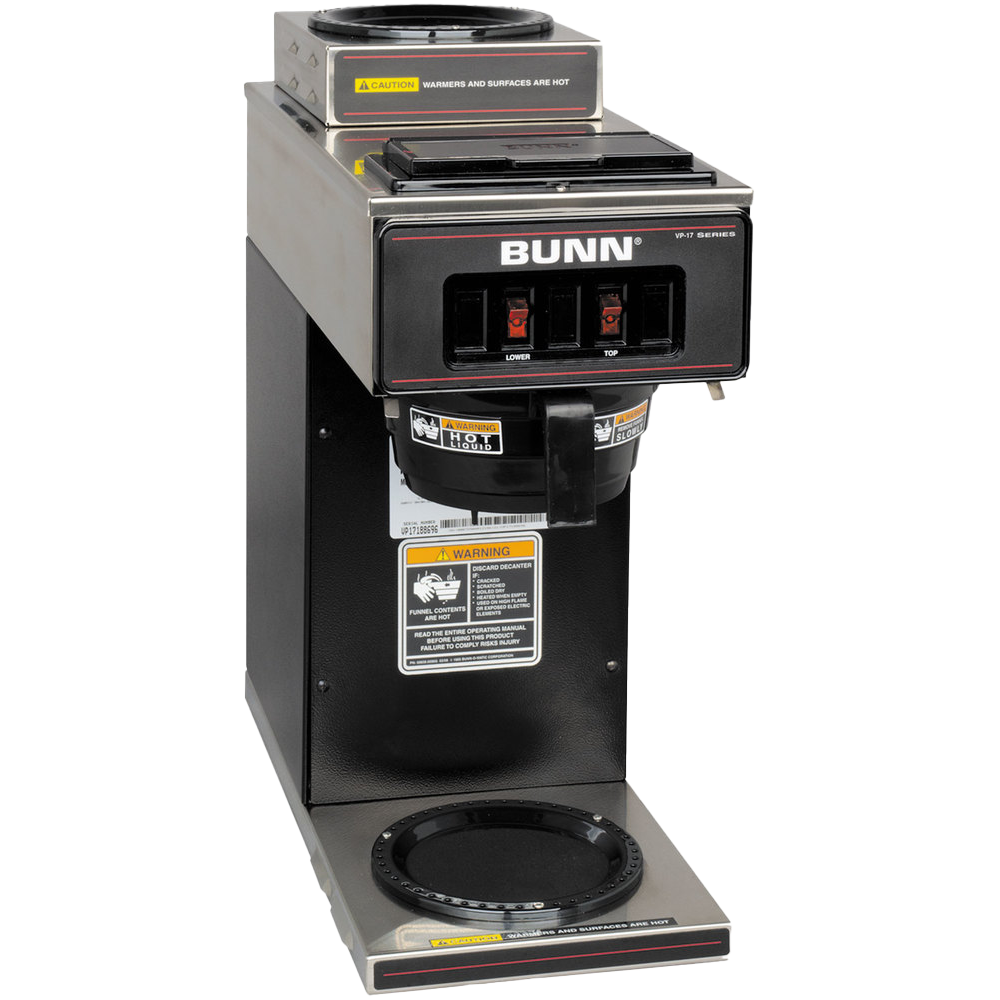 Bunn VP17-2 Pourover Coffee Brewer - Steel