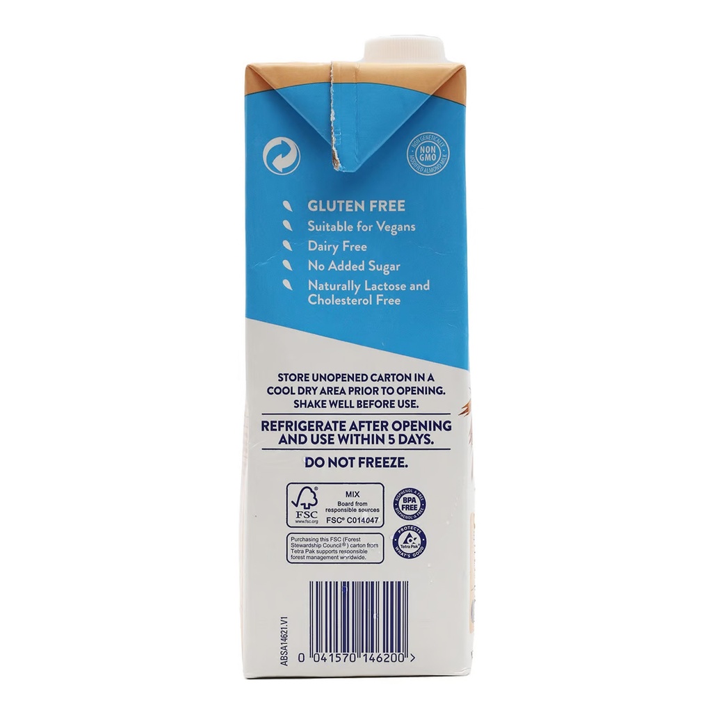 Almond Breeze Almond&amp; Oat Milk – Unsweetened - 1 Ltr