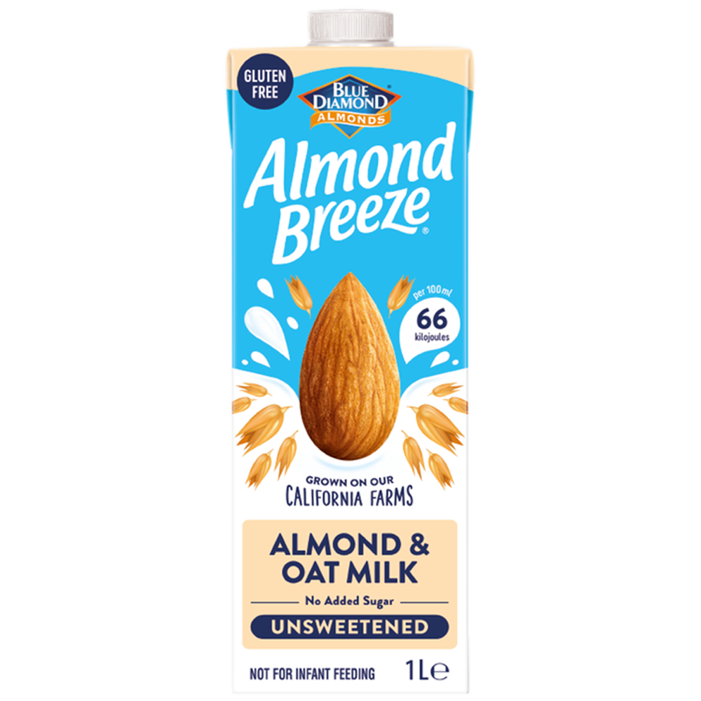 [BB-MLK-006] Almond Breeze Almond&amp; Oat Milk – Unsweetened - 1 Ltr