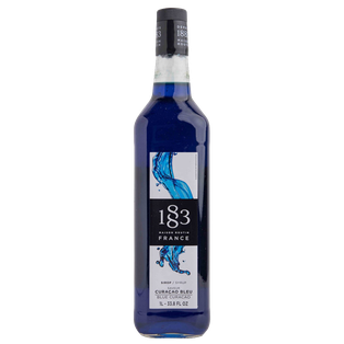  MAISON ROUTIN SYRUP BLUE CURACAO GLASS 1L